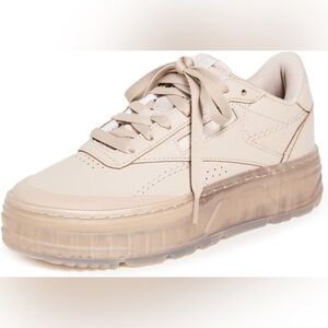 Reebok Women's Club C Double Geo Flooded Ice Sneakers Tan Size 9